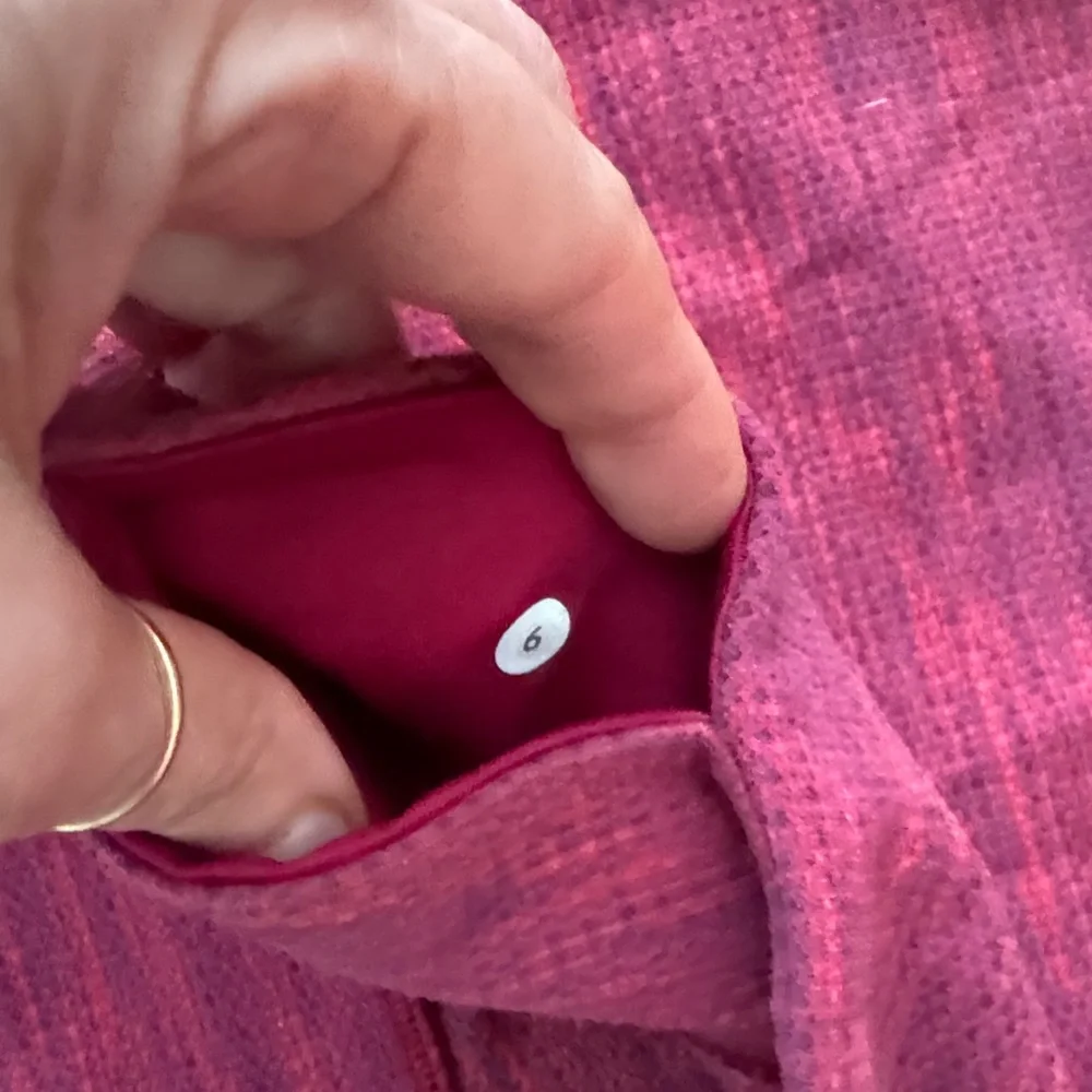 lululemon athletica Berry Melange Capri Leggings